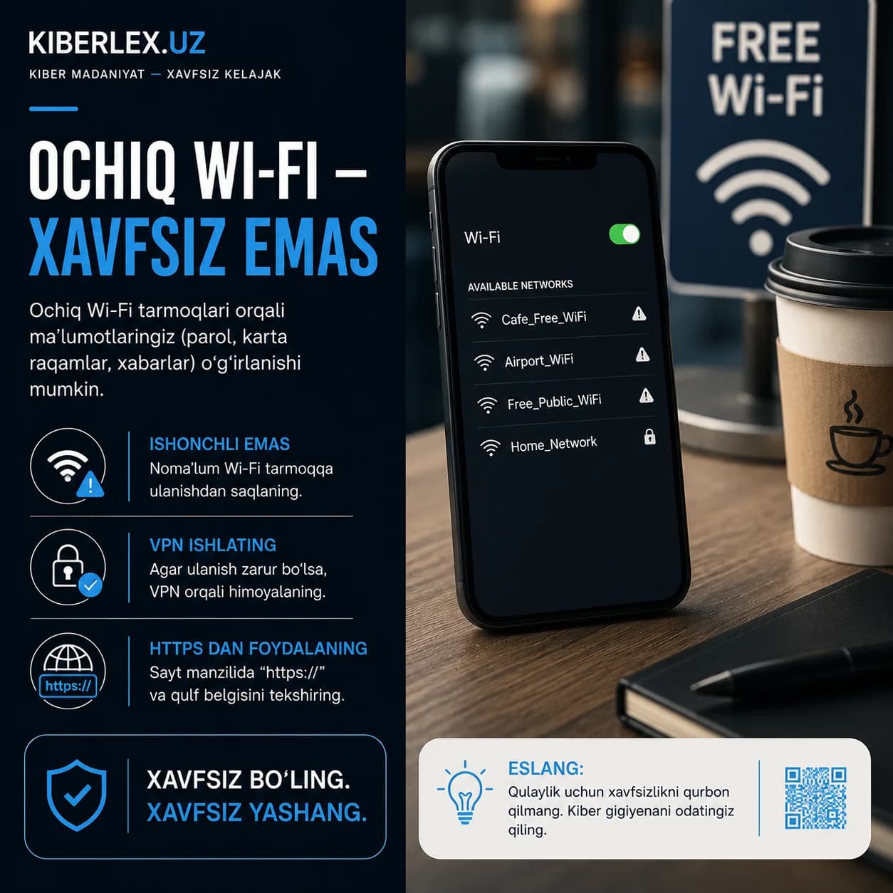 Bepul Wi-Fi'ning narxi ba'zan shaxsiy ma'lumotingiz bilan to'lanadi.
