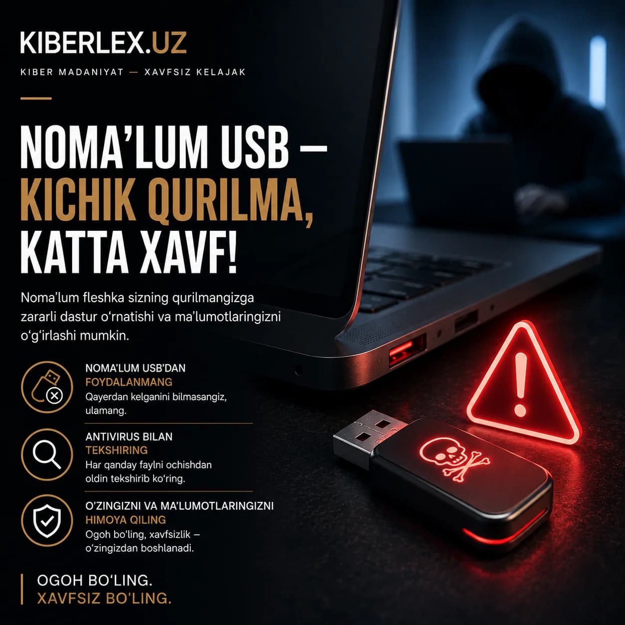 Yerda yotgan fleshka — kimningdir yo'qotgan narsasi emas, ehtimol sizga mo'ljallangan tuzoq.